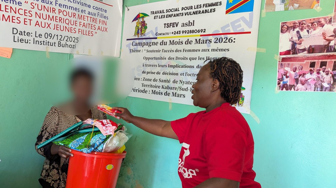 Distribution d'aide